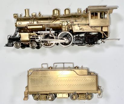 null 
[蒸汽机车] BALBOA HO BRASS - Santa Fe 1480 Class 4-4-2 Steam Locomotive & Tend...