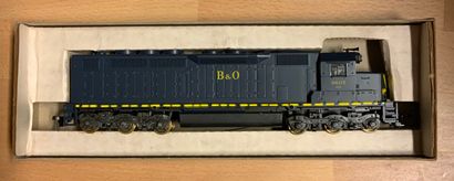 null 
[柴油机车 ATHEARN HO - 4101 Baltimore & Ohio SDP-40 #9607 Diesel Loco.

未安装的。不...