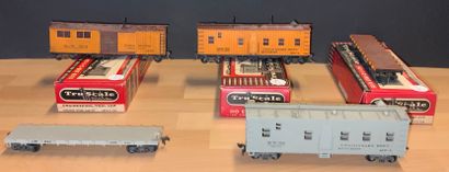 null 
[Cars & Accessories - Wagons & Accessoires] TRU-SCALE HO - Lot of 18 Cars....