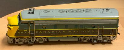 
[ATHEARN HO - 加拿大国家#6500柴油机车。

，没有盒子。未经...