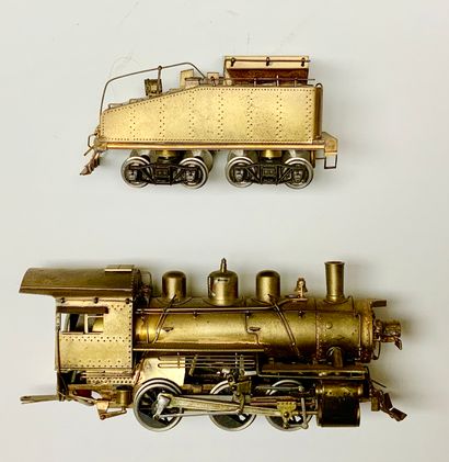 null 
[Steam Locomotives à vapeur] LMB MODELS (?) HO BRASS - Steam Locomotive & Tender...