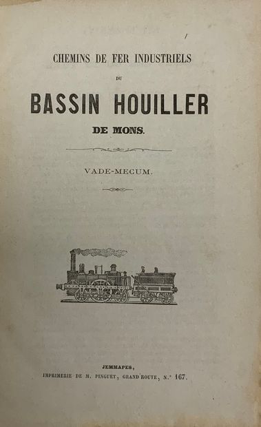 
[Hainaut] 工业铁路。收集了由公共工程部或内政部发布的3个文本。
(1856).

1....