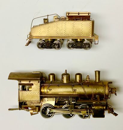 null 
[Steam Locomotives à vapeur] LMB MODELS (?) HO BRASS - Steam Locomotive & Tender...
