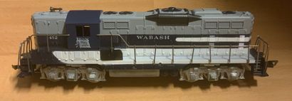 null 
[Diesel Locomotives ATHEARN HO - 3158 Wabash GP9 #452 Diesel Loco.

在原来的盒子...