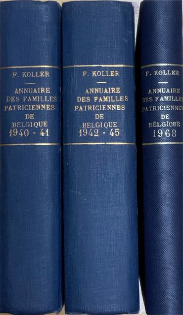 null 
Fortuné KOLLER - Annuaire des familles patriciennes de Belgique. 1ère [- 7e]...