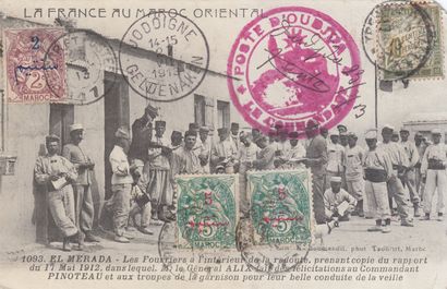 null 
NORTH AFRICA. About 60 postcards having circulated.

Tunisia (+/-10) and Morocco...