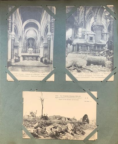 null 
1914-1918 FRANCE : RUINES. Environ 190 cartes postales.
Réunies dans 1 album...