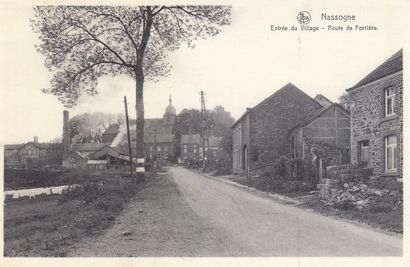 null 
PROVINCE DE LUXEMBOURG : Marche, Nassogne, Durbuy... Environ 115 cartes postales,...