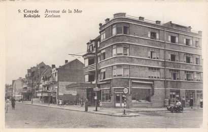  LA CÔTE. Environ 100 cartes postales, époques diverses & 5 carnets (Ostende & St-Idesbald)....