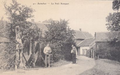  AERSCHOT. About 40 postcards, various periods,...