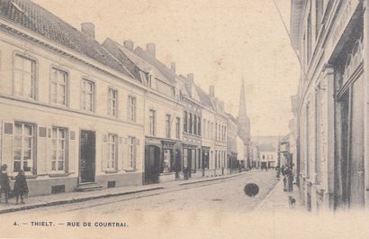  FLANDRE OCCIDENTALE : Ruysselede, Thielt... Environ 70 cartes postales, époques...