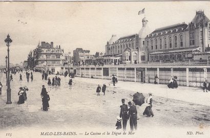 null 
FRANCE : Dunkerque & Malo-les-Bains. Environ 250 cartes postales, la plupart...