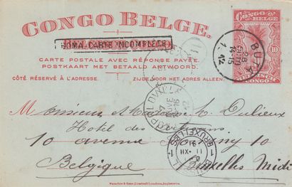 null 
CONGO BELGE & AFRIQUE SUB-SAHARIENNE. Ensemble environ 190 cartes postales,...