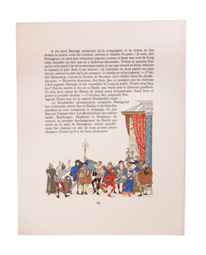 null 
RABELAIS - Gargantua. Pantagruel. Illustré par Henry LEMARIÉ.
Paris, Rameau...