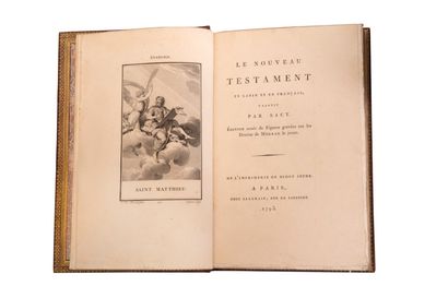 null 
[BIBLE] LE NOUVEAU TESTAMENT, en latin et en français, traduit par Sacy. Édition...