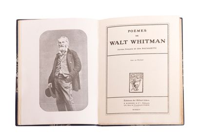null 
Walt WHITMAN - Poèmes. Version française de Léon Bazalgette.
Paris, L'Effort...