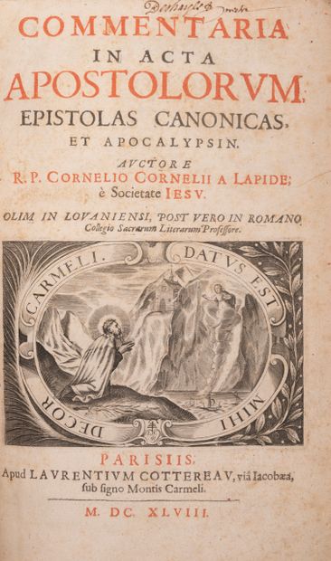 null 
Cristóbal a CASTRO, S.J. / CORNELIUS LAPIDE, S.J. / DOMENICO NANI MIRABELLI...