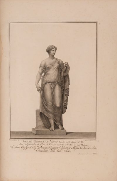 null 
Francesco PIRANESI - [Statue antiche]. Factitious collection containing 6 plates...