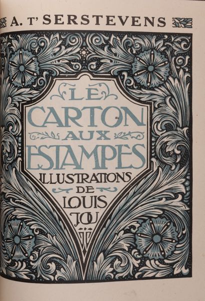 JOU 
A. T'SERSTEVENS - Le Carton aux estampes. Illustrations de Louis JOU.
Paris,...