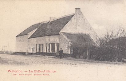 null 
WATERLOO : the Belle-Alliance, Mont-St-Jean... About 130 postcards of historical...