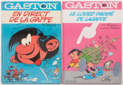null 
FRANQUIN - Gaston. Lot of 2 EO and 11 reprints.

-9-. The Lagaffe case. 1971....