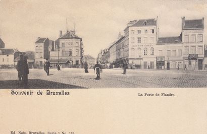 
BRUSSELS. 90 postcards of the series Nels...