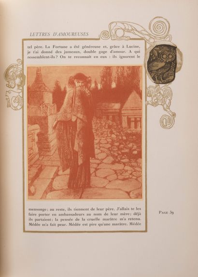 ORAZI 
OVIDE - Lettres d'amoureuses. Les Héroïdes. Traduction de G. Miroux. Illustrations...