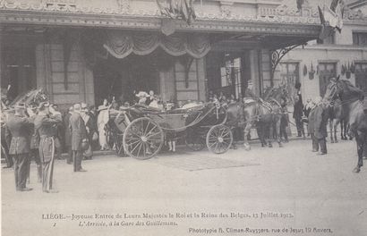 
比利时王朝：1913年在列日、蒙斯、图尔奈为纪念阿尔伯特国王和伊丽莎白王后而举行的...