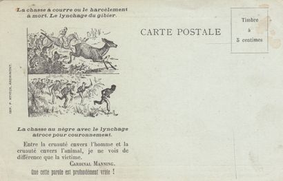 null 
«LA VIE AU CONGO» Série de 6 cartes postales anciennes.
 Ca 1910.

Série de...