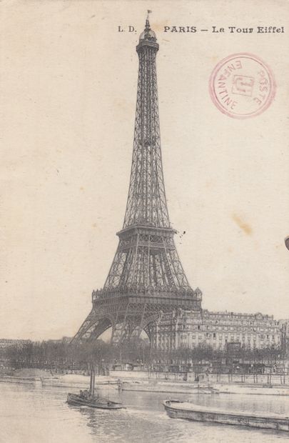 null 
FRANCE : PARIS EIFFEL TOWER. Set about 930 postcards, various periods.
 Gathered...
