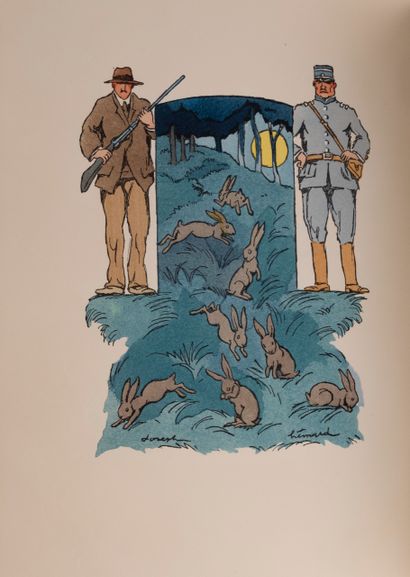HÉMARD 
Maurice GENEVOIX - Raboliot. Illustrations de Joseph HÉMARD.
Paris, Éditions...