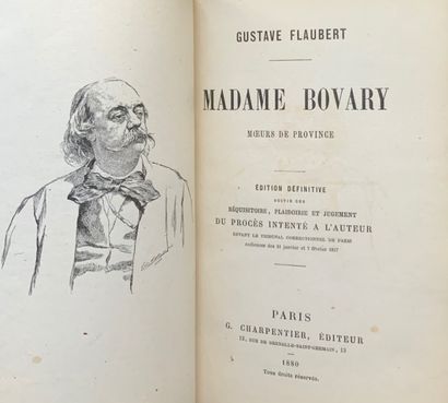 null 
Gustave FLAUBERT - Madame Bovary. Mœurs de province. Édition définitive suivie...