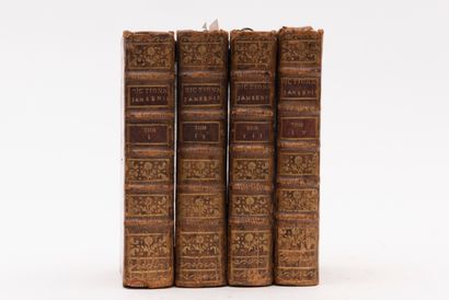 null 
[JANSENISM] Dominique de COLONIA - 扬森主义书籍词典，或宣传扬森主义的书籍。第一卷[-四卷]。
安特卫普，让-巴蒂斯特-维尔杜森，1755年。4卷12册，165...