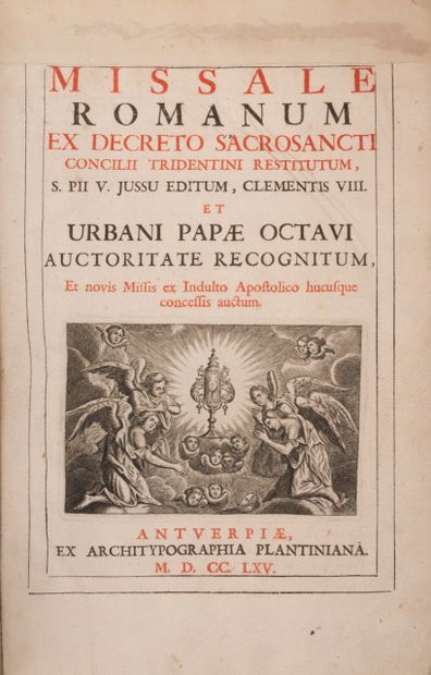 null 
[MISSALE] Meeting of 2 missals in Latin.

- MISSALE ROMANUM ex decreto sacrosancti...