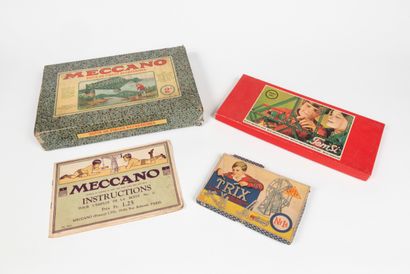 null 
"MECCANO" Accessory parts box. 2A.
Paris, Meccano, n.d. In its original cardboard...
