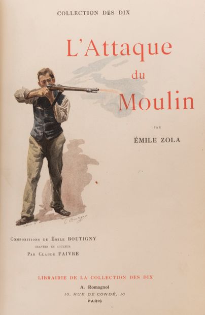 null 
Émile ZOLA - Nouveaux contes à Ninon. 1 frontispice et 30 compositions dessinés...
