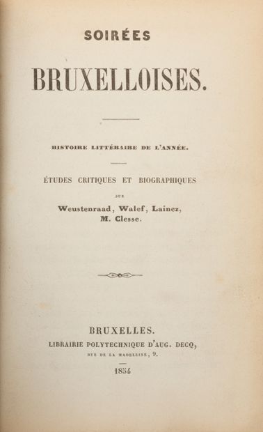 null 
Chevalier de CHEVRIER - Les Amusements des dames de Bruxelles. Histoire honnête...