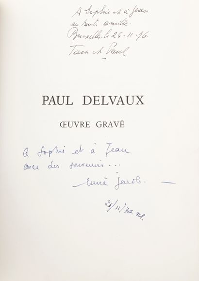 null [PAUL DELVAUX] Mira JACOBS / JACQUES MEURIS [& ALII] - Réunion de 8 catalogues...