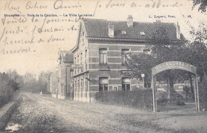 null 
BRUXELLES : Avenue Louise, Bois de la Cambre. Environ 80 cartes postales anciennes...
