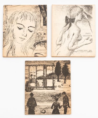null [PAUL DELVAUX] Mira JACOBS / JACQUES MEURIS [& ALII] - A collection of 8 catalogs...