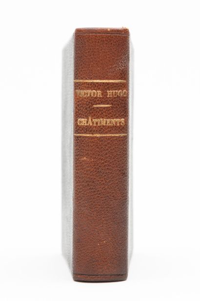 null 
Victor HUGO - Châtiments.
Geneva and New-York, [1853]. 110 x 70 mm, jansenist...