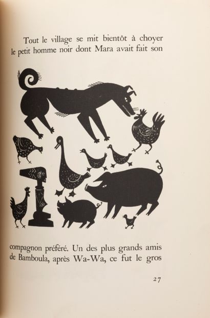 null 
Franz HELLENS - Bamboula le petit homme noir. Illustré par Elisabeth IVANOVSKY.
Paris,...