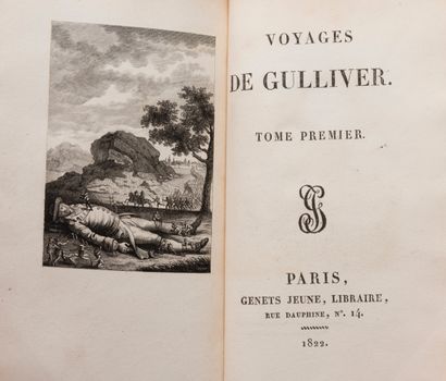 null 
[Jonathan SWIFT ]- Gulliver's Travels. Volume one [-fourth].
Paris, Genets...