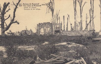 
1914-1918. Destructions : Kemmel, Houthulst......
