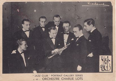 null [PHOTOS] "Jazz Club" Portrait Gallery Series. Set of 22 postcards, including...