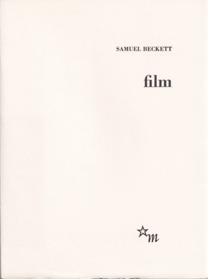 null Samuel BECKETT - Film followed by Souffle translated from English by the author.
(Paris),...
