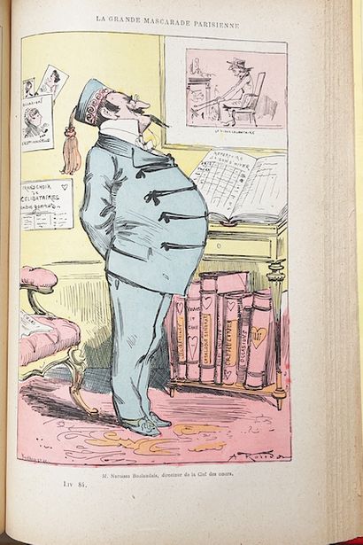 ROBIDA Albert ROBIDA - La grande Mascarade parisienne.
Paris, Librairie Illustrée,...