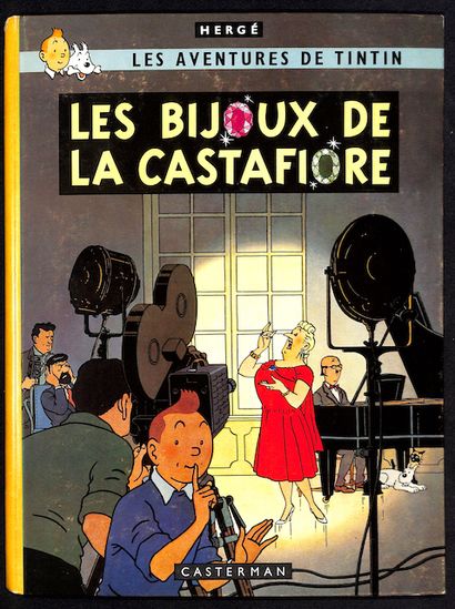 null HERGÉ - Set of 5 albums.

1: Le Sceptre d'Ottokar. [1947]. Red spine, 4th cover...