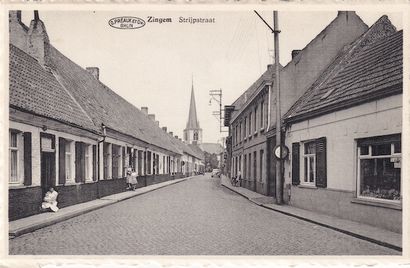 null EASTERN FLANDERS. Set of around 220 semi-modern postcards, including several...