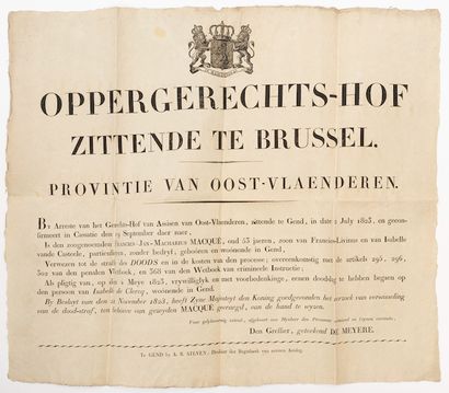 null [EPHEMERA - GAND ]- 12 publications and documents in French and Dutch.
 Average...